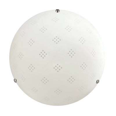 SCORDIA LAMPE SUSPENDUE CHROME BLANC+LAMPE ARGENT