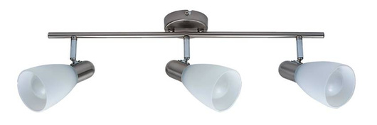 Plafonnier Candellux 93-32006 Bande Ellipse 3X7W E14 Energo nickel mat