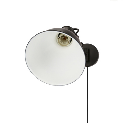 Schwarze verstellbare Wandleuchte 1xE27 Espera 21-85238