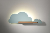5W LED-Wandleuchte für ein Kind, blaue Wolke mit Regal Cloud 21-75581