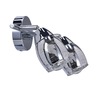 Bandă de perete 2X10W E14 LED crom MILTON 92-41265