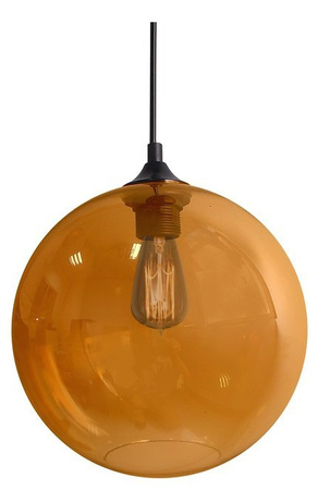 Deckenleuchte bernsteinfarbene Glaskugel Edison Candellux 31-21397-Z
