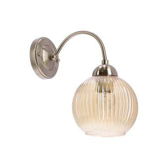 Applique noire et cuivre + ampoule Angus 91-39088