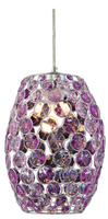 Hanging ceiling lamp candellux corn 31-92536 e27 violet