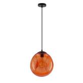 Plafonnier suspendu 1X60W E27 orange CLUB 31-51233