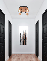 Plafonnier plafond 4xGU10 cuivre CROSS 98-34878