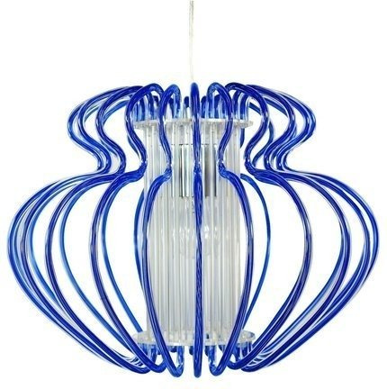 Lampe suspendue bleu 52cm Imperia 31-36561
