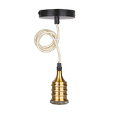 Zawiesie metalowe czarne/patyna lampa E27 31-04895