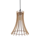 ECO 7 HÄNGELAMPE 1X40 E27 HOLZSCHIRM