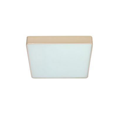 LED ceiling light QUATTRO golden pearl square with glass shade modern ceiling lamp for hallway and bathroom