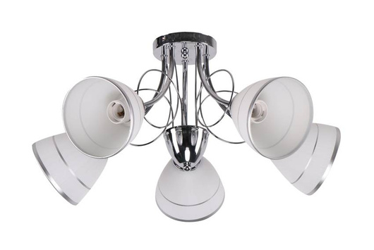 Elotte Lampa Sufitowa 5X40W E27 Biały