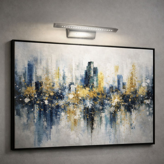 Wandleuchte 7W LED-Dreiecksrohr mit Schalter satiniert FORTE 20-27023