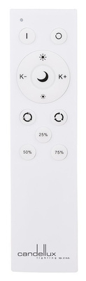 Weiße LED-Deckenleuchte 38,5 cm variable Farbhelligkeit + Fernbedienung Calipso 13-75093