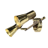 Wall lamp Candellux Arena 92-84487 E14 strip gold patina