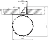 Plafoniera candellux sk-34 ch g4 capac cromat tavan. cristal fix 20w g4 arici