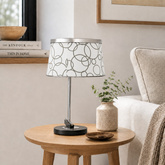 Table lamp white/chrome Impresja 41-45372