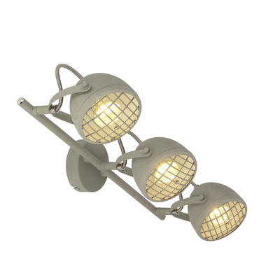 Applique bande 3X50W GU10 gris béton PENT 93-68064