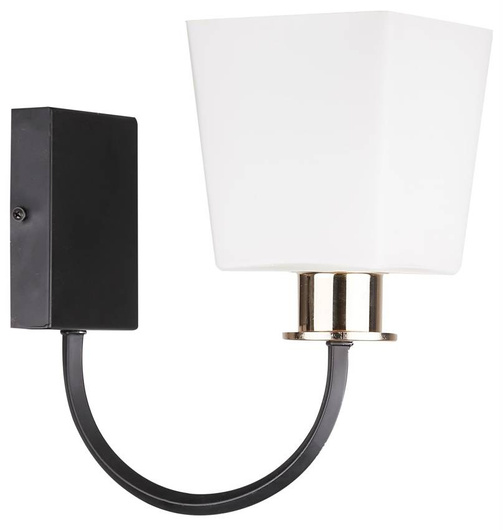 Wall lamp 1xE27 24cm SCHUBERT 21-74225 black