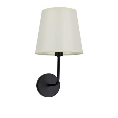 Aplica de perete negru si bej mat Pasteri 21-01344