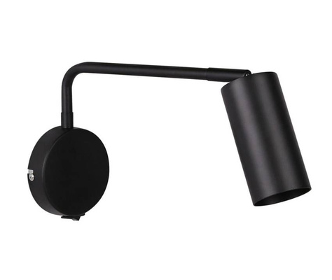 Applique murale mobile noire avec interrupteur Tina 21-76830