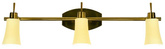Plafonnier CANDELLUX 93-85682 KROTON STRIP 3x40W G9 PATINE