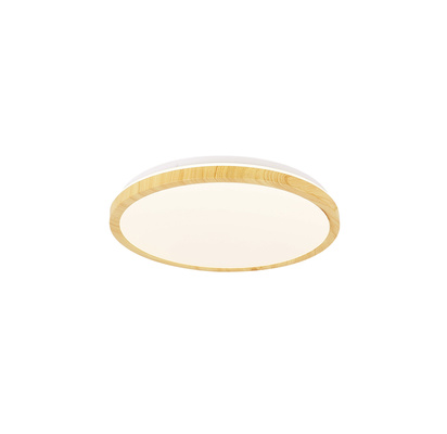 LED-Deckenleuchte 18W weiß + Holz 4000K Gandava 13-75109