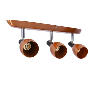 Wall lamp strip 3X50W GU10 copper CROSS 93-32782