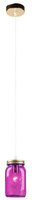 Lampa sufitowa wisząca 1X40W E14 fioletowy JARS 31-42958