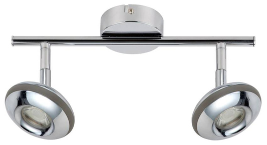 Lampa sufitowa SKIPPER listwa regulowana 2-punktowa LED do kuchni metalowa