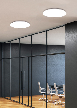 White LED ceiling lamp 28W 4000K Mega 13-75130