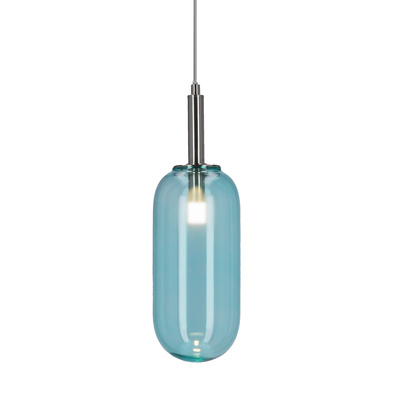 Suspension en verre bleu LED 6W Fiuggi Ledea 50133213