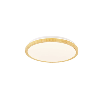 LED-Deckenleuchte 18W weiß + Holz 4000K Gandava 13-75109