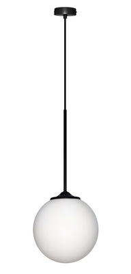Hanging lamp black / white ball 20cm Glasgow Ledea 50101284