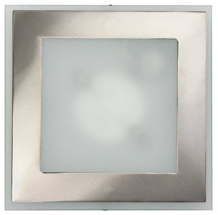 Plafonnier blanc/chrome 27x27cm R7S Jupiter 10-83343 / 10-74174