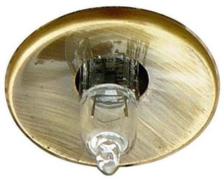 Halogen-Deckenleuchte gold patiniert 2204828