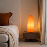 Lampe de table en papier orange Papyrus 41-88294