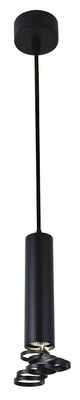 Hängelampe schwarz + Rohrringe 31-77714