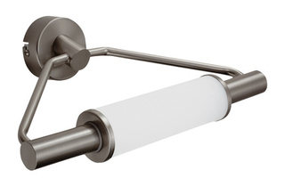 Kinkiet łazienkowy satyna nikiel nad lustro 2x40W G9 Major Candellux 22-27842