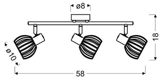 Aplică Candellux 93-68095 E14 lemn alb