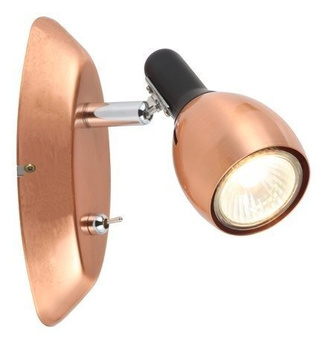 Wall lamp 1xGU10 copper CROSS 91-32768