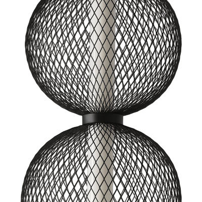 Pendant wire lamp PUMA with globe shades 14 x 38 cm designer LED 3000K living room lighting