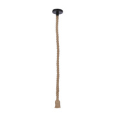 Aufhängung für die Lampe E27 100 cm braunes Kabel 31-04888