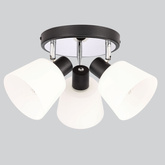 Lampa sufitowa BILOBA oprawa ze szklanymi kloszami 3-punktowa do salonu