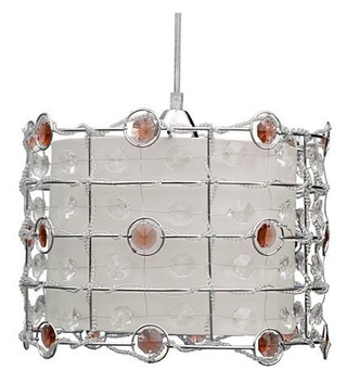 Lampa wisząca Seneca pojedyncza metalowa do jadalni do sypialni E27