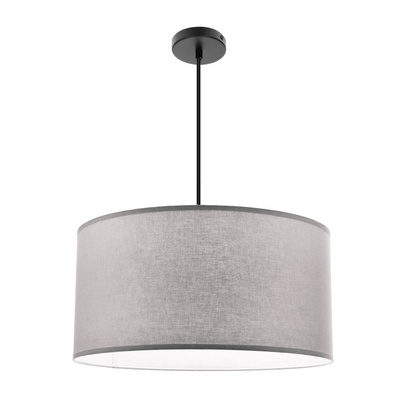 SHANTI pendant lamp black 1x40W E27 shade grey  31-38678