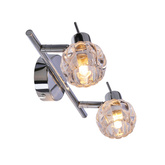 Applique bande 2X40W G9 chrome BOMBOLA 92-70296