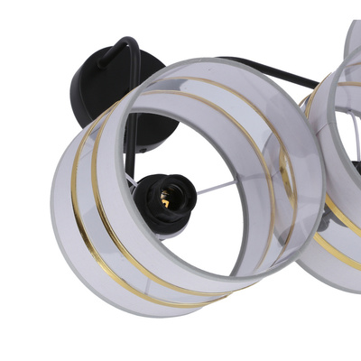 Lampa sufitowa biała/chrom 5xE27 Andy 35-00521