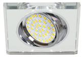 Ceiling luminaire clear glass square eyelet SSU-13 Candellux 2263069