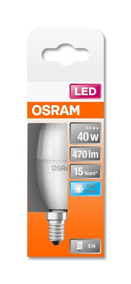 Żarówka LED E14 5,5W 470LM 4000K świeca OSRAM