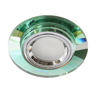 SS-10 2230422 chrom/grüne feste Deckenleuchte